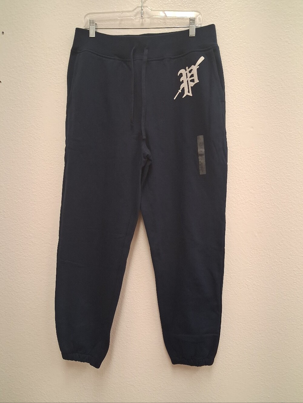 NWT Polo Ralph Lauren Gothic P Oar Sweatpants Men’s Large Navy Blue